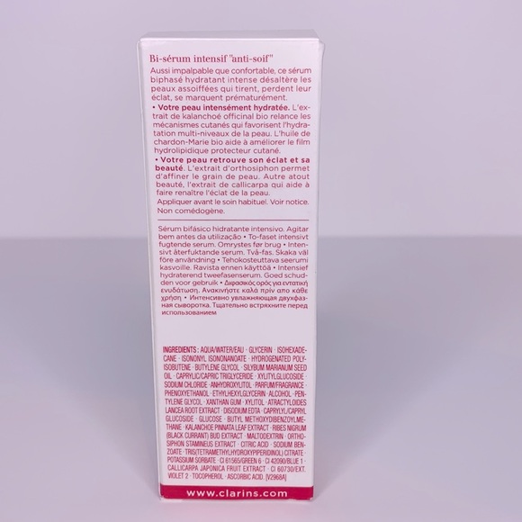 Clarins Hydra-Essential intensive moisture quenching bi-phase serum - Picture 2 of 3